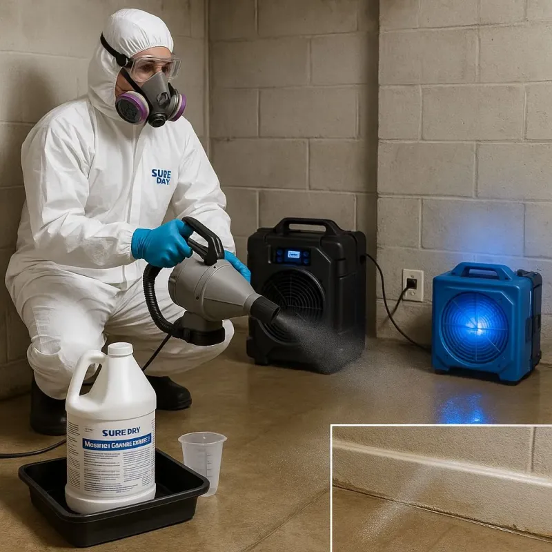 Sanitization and Odor Removal process in Independent Hill, VA
